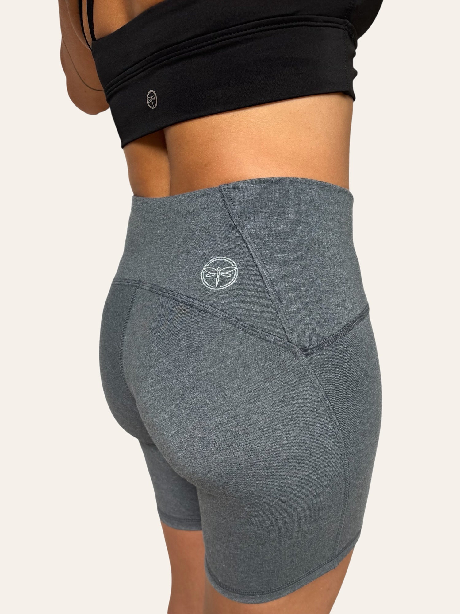 Back Pocket Biker Shorts