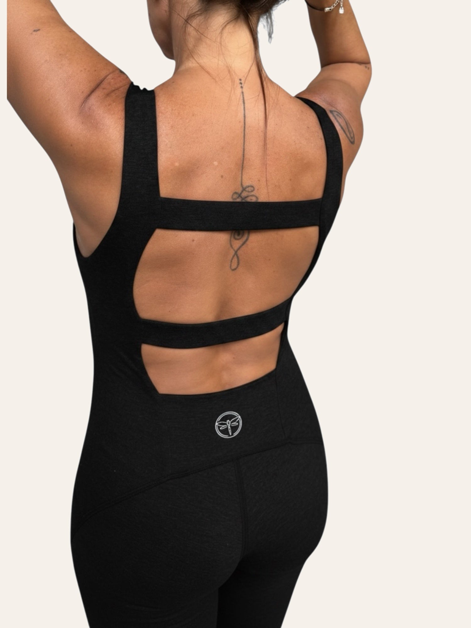 Full Length Two Strap Back Unitard
