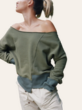 Open Shoulder Sweater