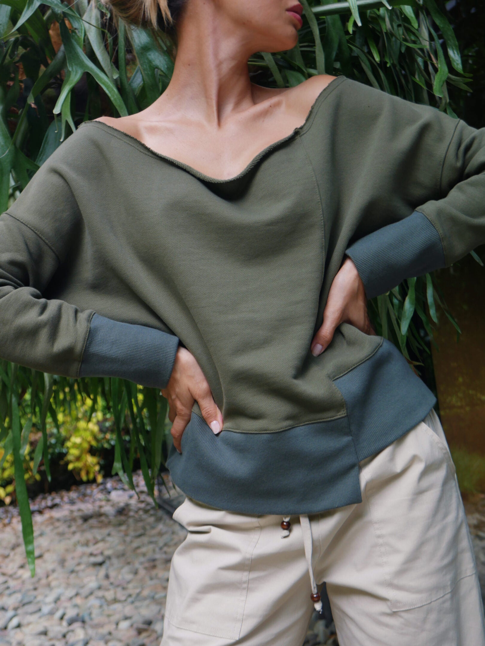 Open Shoulder Sweater - additional image